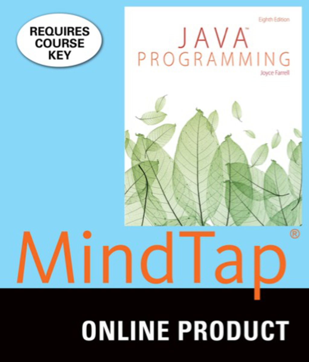 MindTap Programming for Farrell's Java Programming, 8th Edition, [Instant Access], 1 term (6 months) 8th Edition â€“ PDF/EPUB Version Downloadable